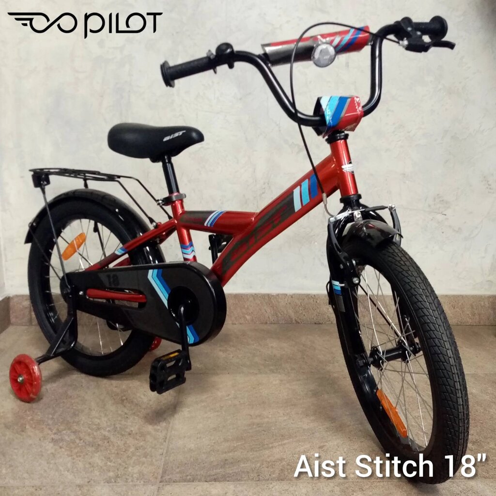 Велосипед Aist Stitch 18 красный от компании Веломагазин Пилот - фото 1