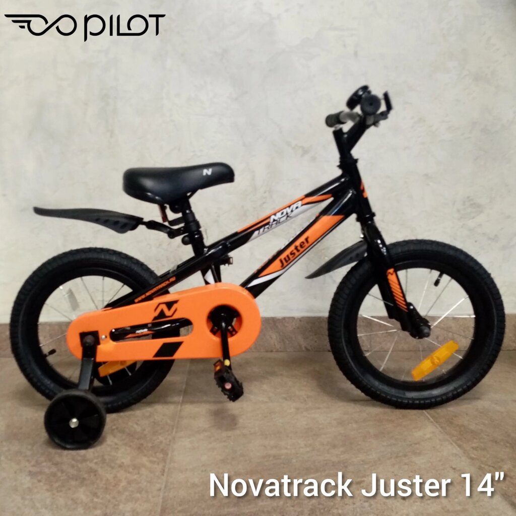 Велосипед  NOVATRACK Juster 14" от компании Веломагазин Пилот - фото 1