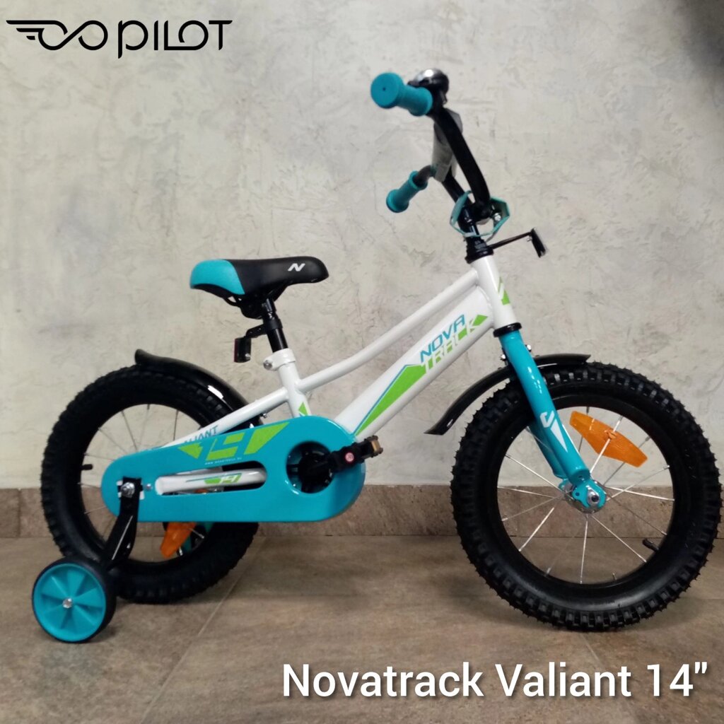 Велосипед Novatrack Valiant 14" (белый) от компании Веломагазин Пилот - фото 1