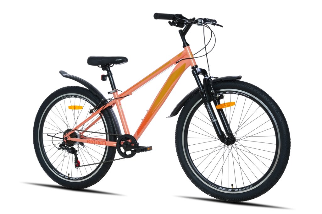 Велосипед Racer Bruno 26 р. 14 (оранжевый) от компании Веломагазин Пилот - фото 1