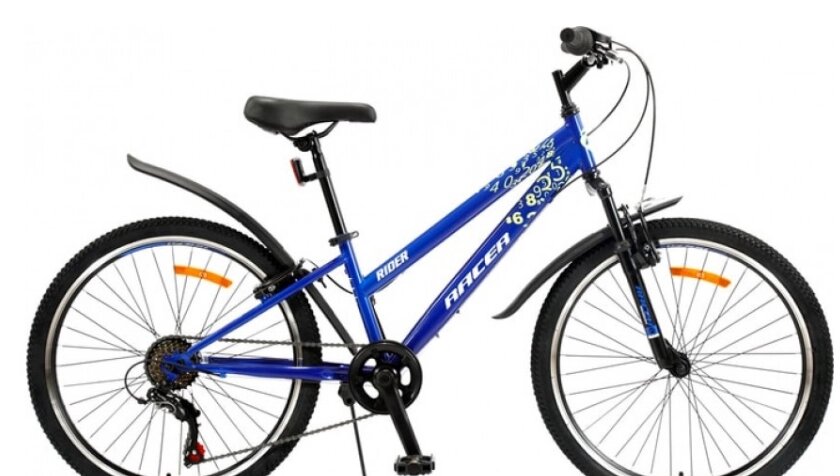 Велосипед Racer Rider 24 синий 2021 от компании Веломагазин Пилот - фото 1