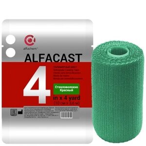 Бинт полимерный 10смх3,6м Alfacast 4 Стекловолокно  , зеленый в Минске от компании ООО "ЭКО ЧОЙС"