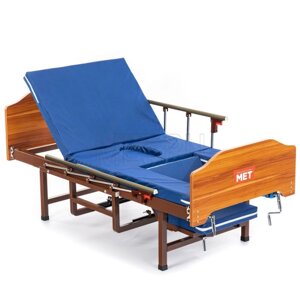 MET TARYS 19563 Кровать двух-функциональная медицинская, со складными боковыми ограждениями, на ножках