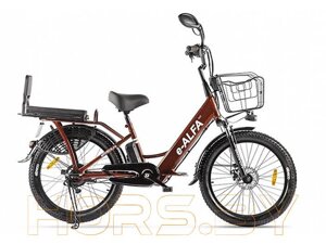 Электровелосипед E-Alfa FAT 500W (коричневый)