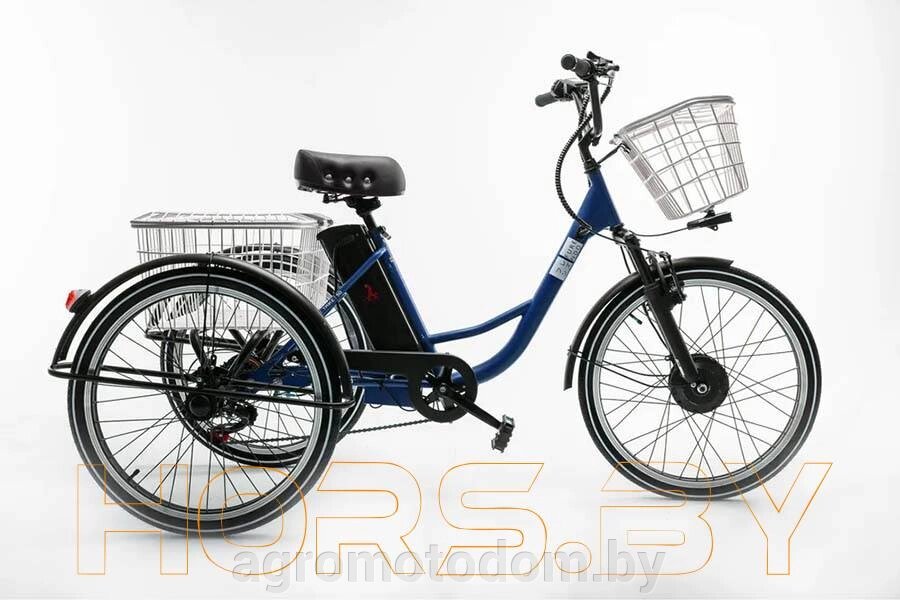 Электровелосипед FURENDO E-TRIKE 350 (синий) от компании Интернет магазин  агро-мото-дом - фото 1