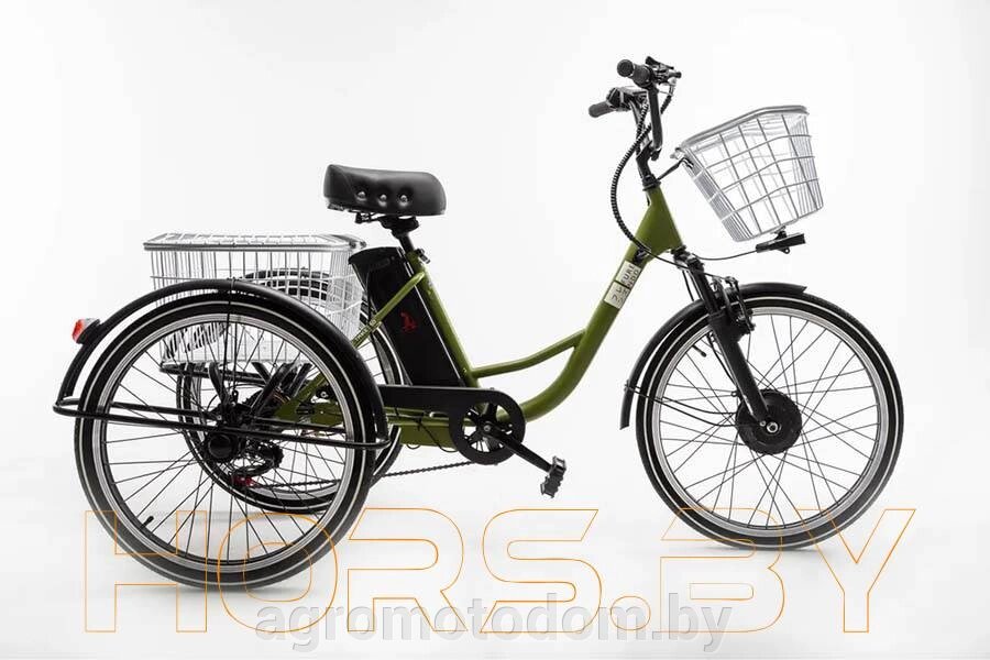 Электровелосипед FURENDO E-TRIKE 350 (зеленый) от компании Интернет магазин  агро-мото-дом - фото 1