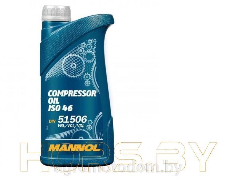 Масло компрессорное минеральное 1л. MANNOL Compressor ISO 46 от компании Интернет магазин  агро-мото-дом - фото 1