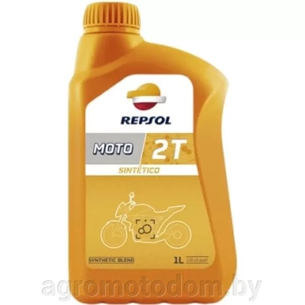 Масло Repsol MOTO SINTETICO 2T, 1л от компании Интернет магазин  агро-мото-дом - фото 1