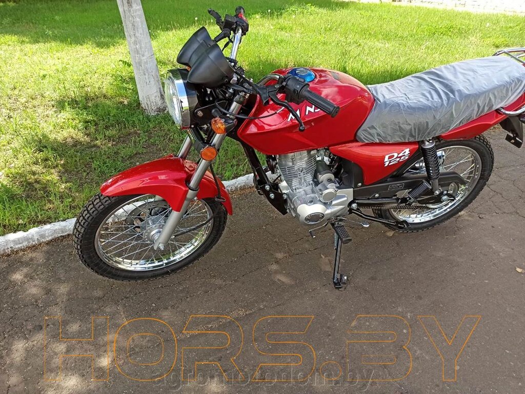 Мотоцикл Минск D4 125 (красный) от компании Интернет магазин  агро-мото-дом - фото 1