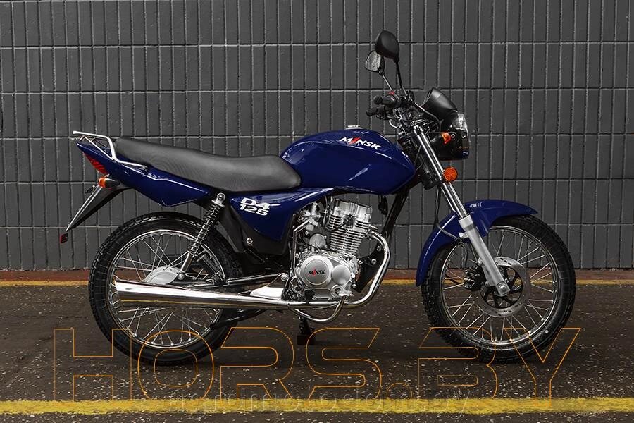 Мотоцикл Минск D4 125 (синий) от компании Интернет магазин  агро-мото-дом - фото 1