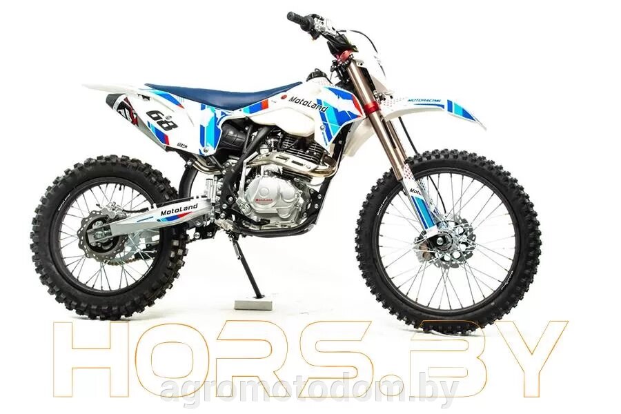 Мотоцикл MotoLand CRF 250 (синий) от компании Интернет магазин  агро-мото-дом - фото 1