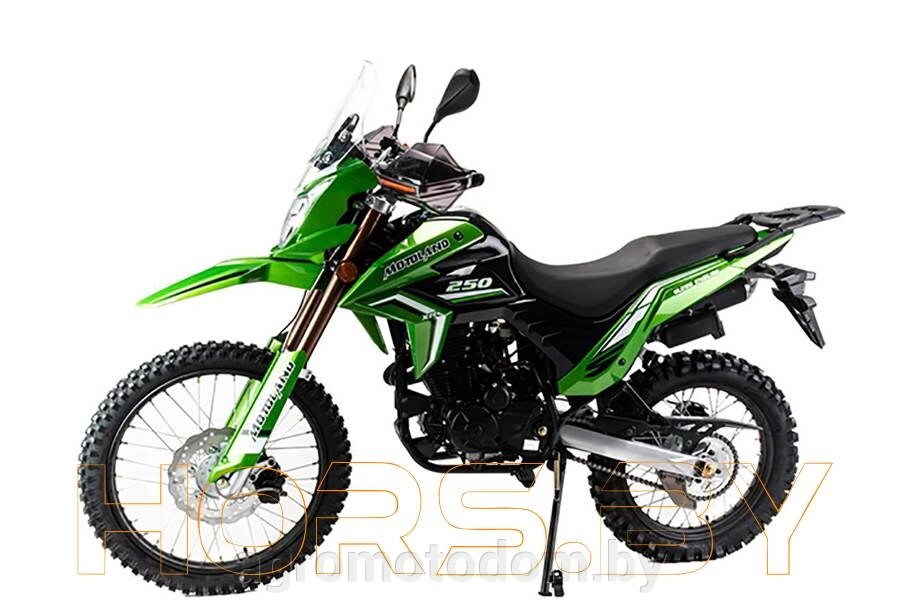 Мотоцикл Motoland GL250 ENDURO (172FMM-5/PR250) (XL250-В, зеленый) от компании Интернет магазин  агро-мото-дом - фото 1