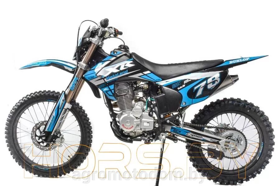 Мотоцикл MotoLand XR 250 LITE (синий) от компании Интернет магазин  агро-мото-дом - фото 1