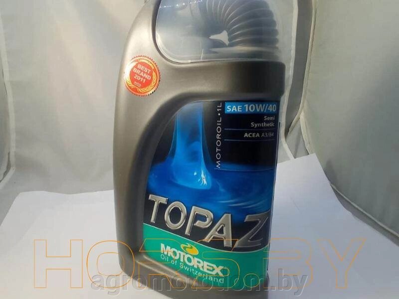 Моторное масло Topaz sae 10w/40 (1л) , пр-ль MOTOREX от компании Интернет магазин  агро-мото-дом - фото 1