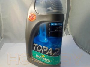 Моторное масло Topaz sae 10w/40 (1л) , пр-ль MOTOREX