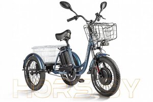 Велогибрид трицикл Eltreco Porter Fat 500 UP! (синий)