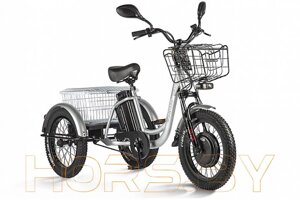 Велогибрид трицикл Eltreco Porter Fat 700 (серебристый)