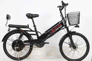 Электровелосипед Samebike Е-Alfa New со стальной рамой SB-E-ALFA500-48/13 (черный)