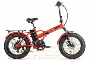 Электровелосипед VOLTECO CYBER (красно-черный)