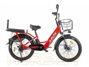 Электровелосипед E-Alfa FAT 500W (красный)