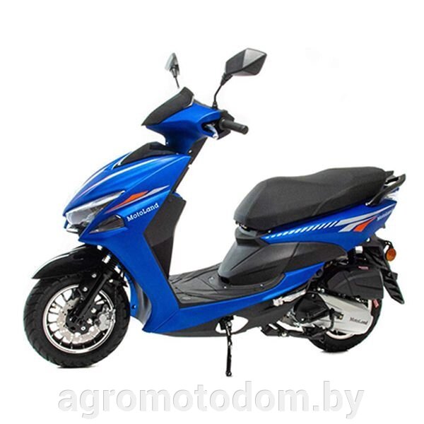 Скутер Motoland FC 150 (WY150) (синий) от компании Интернет магазин  агро-мото-дом - фото 1