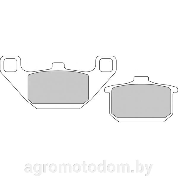 Тормозные колодки для мотоциклов FDB339Р от компании Интернет магазин  агро-мото-дом - фото 1