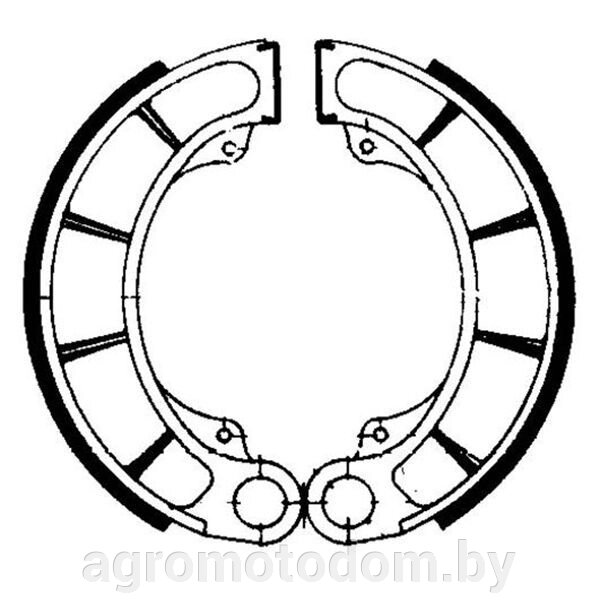 Тормозные колодки для мотоциклов FSB711 от компании Интернет магазин  агро-мото-дом - фото 1