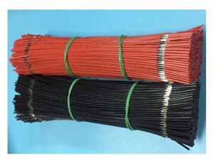 1007AWG24 кабель до 80 градусов длина 110mm красный
