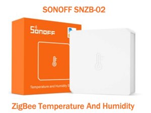 Itead Sonoff SNZB-02 датчик температуры и влажности