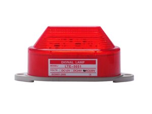 LTE-5051 сигнальная лампа AC220V красный бесшумный