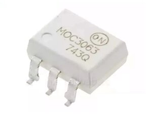 MOC3063M ON оптопара с симисторным выходом 600B