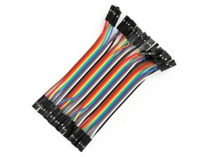 Набор кабелей dupont для Arduino мама мама 10cm 40шт
