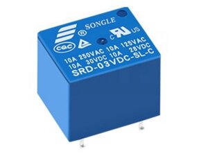 Songle SRD-03VDC-SL-C реле 10A250VAC
