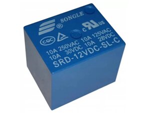 Songle SRD-12VDC-SL-C реле 10A250VAC