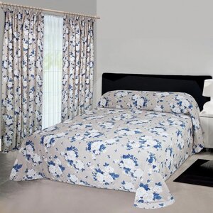 Комплект для спальни Хризантема с синим