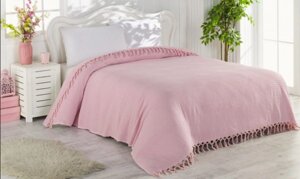 Покрывало хлопок NICE BED SPREAD 220x240 розовый