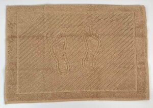 Полотенце-коврик для ванной Camel (Светло-коричневый) 50х70