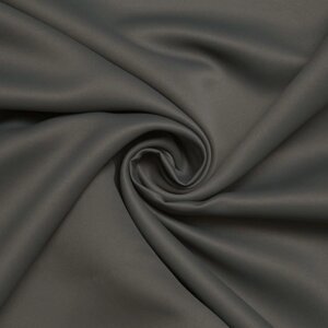 Ткань портьерная на отрез блэкаут ( светонипроницаемая) темно серый