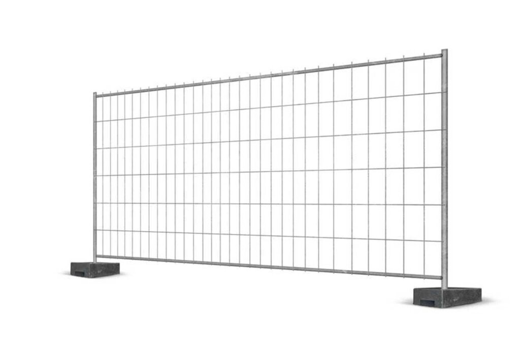 Аренда строительного ограждения 2*3 метра (на бетонных опорах и металлических лапках) от компании ООО "Трейдсолгрупп" - фото 1