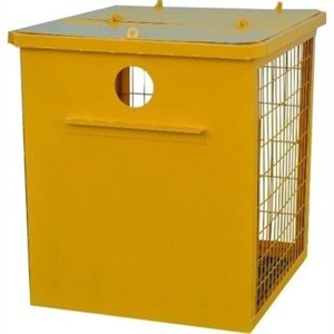 Металлический контейнер для сбора ТБО для раздельного сбора мусора. Доставка. Скидки. tsg