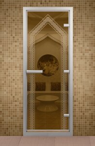 Дверь для турецкой бани и ванной Дастархан