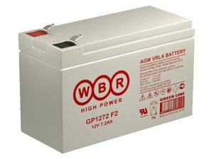 Аккумулятор для ИБП WBR GP1272 12V 7.2Ah клеммы F2