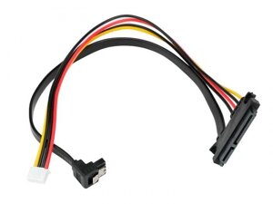 Аксессуар кабель gembird cablexpert SATA - SATA 7+15pin 30cm CC-XH2.54-SATAL-30CM