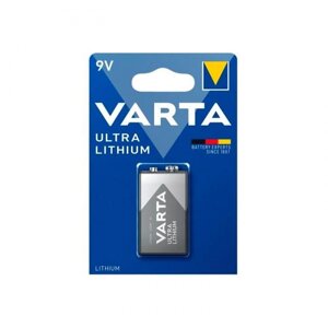 Батарейка Крона - Varta Ultra 6FR22 Lithium 9V (1 штука) 6122301401
