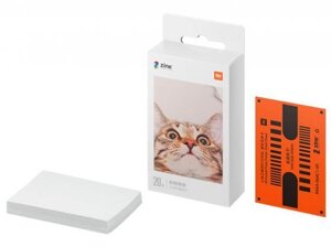 Бумага Xiaomi Mi Portable Photo Printer Paper 2x3-inch 20 листов TEJ4019GL