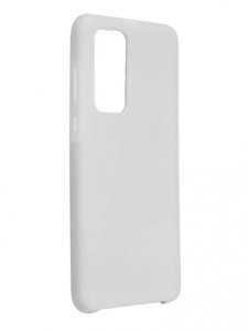 Чехол Bruno для Huawei P40 Soft Touch White b20620