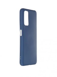 Чехол DF для Redmi Note 11 Global / 11s Global с микрофиброй Silicone Blue xiOriginal-26