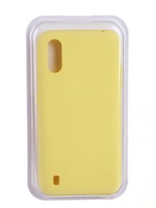 Чехол Innovation для Samsung Galaxy A01 Soft Inside Yellow 19152