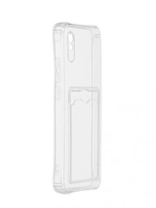 Чехол Zibelino для Xiaomi Redmi 9A Silicone Card Holder Case Transparent ZSCH-XMI-RDM-9A-CAM-TRN