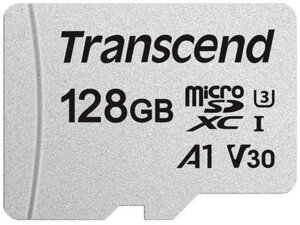 Карта памяти 128Gb - Transcend MicroSD 300S UHS-I U1 TS128GUSD300S (Оригинальная!